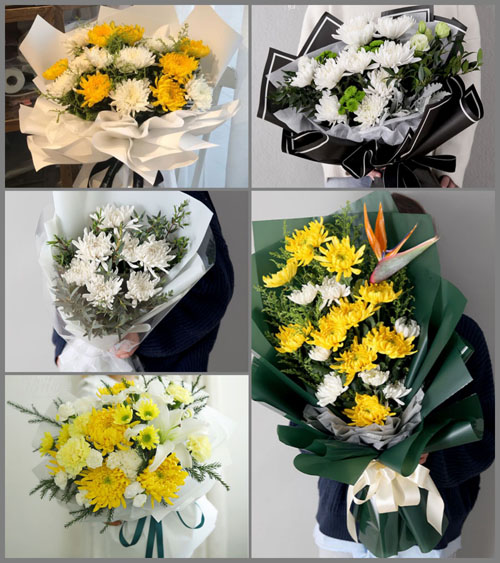 广东梅州市丰顺县埔寨镇埔北村白事花束代送